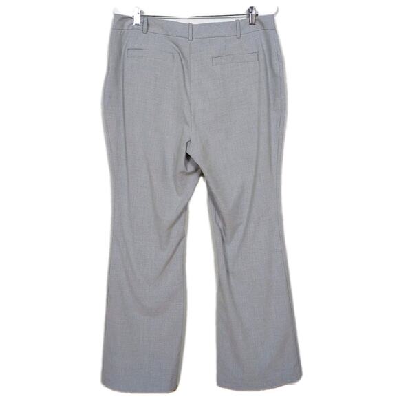 WORTHINGTON Light Grey Curvy Fit Trousers Pockets Career Professional Women's 16 - Picture 2 of 6